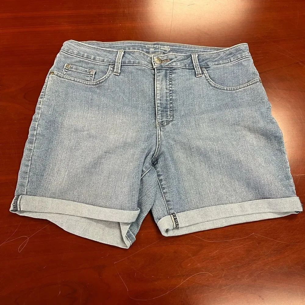 Lee Riders Indigo Denim Shorts sz 14 EUC